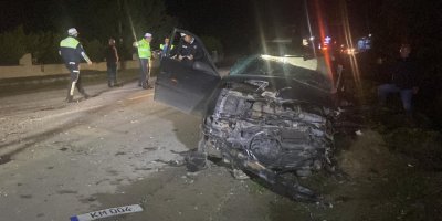 Girne'de feci kaza: 1 ölü, 3 yaralı