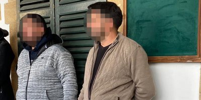 190 kilo kaçak eti, adanın kuzeyine geçirmeye çalıştılar