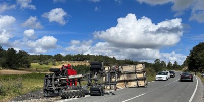 Çamlıbel -Yılmazköy yolunda kaza! 3 kişi yaralandı