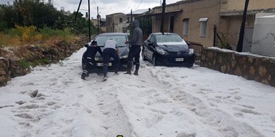 Esentepe beyaza büründü