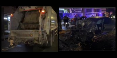 Çöp kamyonuna arkadan çarptı, hayatını kaybetti