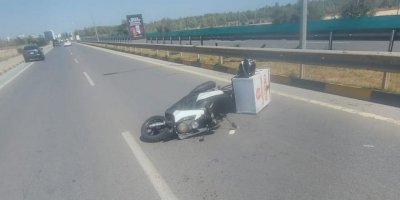 Motor kazasında 42 yaşındaki Kemal Atar yaralandı