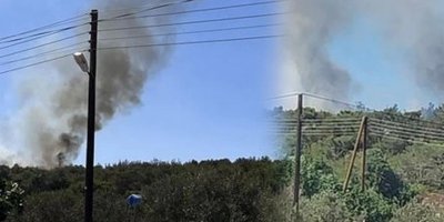 Derince Piknik alanında yangın!