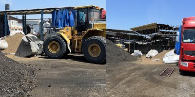 128,5 ton ithal hayvan yemi yakılarak imha ediliyor