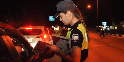 40 araç trafikten men edildi!