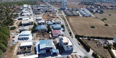 İskele Küçük Sanayi Sitesi’nde temizlik yapılıyor