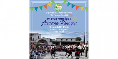 “XVI. Evvel zaman içinde Lurucina Panayırı” Pazar günü yapılacak