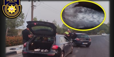 Güzelyurt’ta bir araçta 7 gram uyuşturucu bulundu