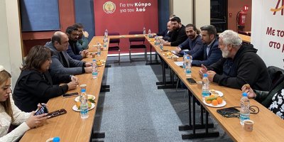 CTP ve AKEL Lefkoşa İlçe Örgütleri bir araya geldi