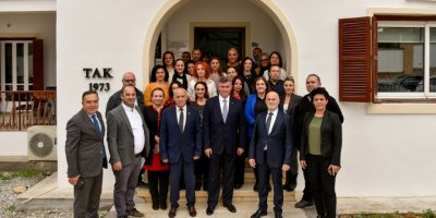 Türkiye'nin Lefkoşa Büyükelçisi Feyzioğlu TAK'ı ziyaret etti