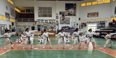 Renkli kuşak telafi sınavı yapıldı