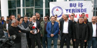 Girne Sosyal Sigortalar Dairesi’nde grev yapıldı