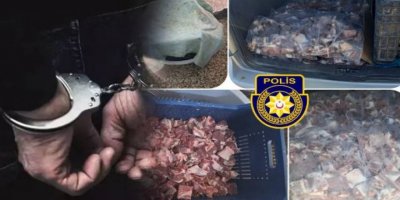 80 kg donmuş sığır eti ele geçirildi!