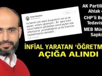 Konya'da felsefe öğretmeni Ercan Harmancı açığa alındı! Skandal paylaşımlar