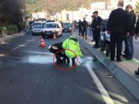 Sarıyer'de motosikletli kurye ezilerek can verdi