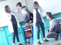 Samsun'da kadın öğretmenden öğrenciye dayak