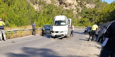 Geçitkale - Tatlısu anayolunda kaza