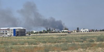 Haspolat’ta yangın!