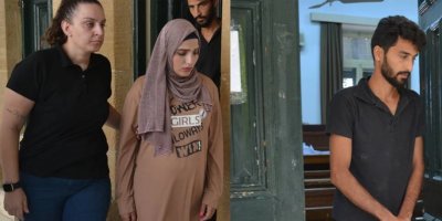 Yabancı çift, çocuklarıyla kaçak giriş yaptı