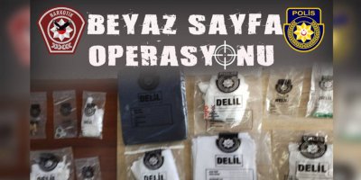 Narkotik'ten Beyaz Sayfa Operasyonu