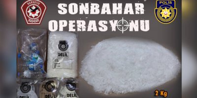 2 kilo uyuşturucuyla yakalandılar
