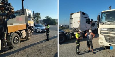 7 kamyon sürücüsüne yasal işlem