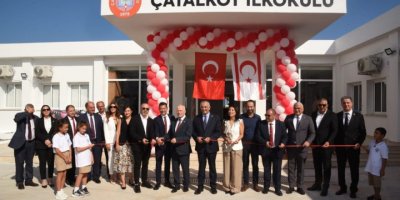 Çatalköy İlkokulu yeni okul binası açıldı
