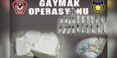 Satışa hazır paketler halinde kokain ele geçirildi