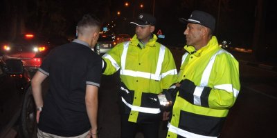 217 araç trafikten men edilirken, 6 sürücü ise tutuklandı