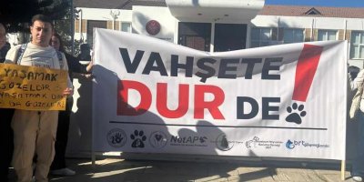 "Hayvanlar mal değil, candır. Adalet hepimiz içindir”