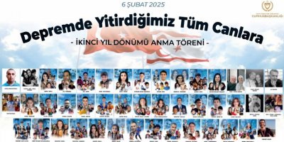 ‘Asrın felaketi’nde hayatını kaybeden 49 KKTC vatandaşı anılıyor