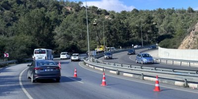 Girne-Lefkoşa ana yolunda aydınlatma çalışması yapılıyor