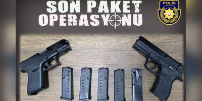 Lefkoşa'da iki tabanca 5 şarjör ele geçirildi, bir kişi tutuklandı