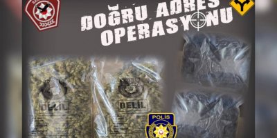 “Doğru Adres Operasyonu”: 850 gram uyuşturucu ele geçirildi