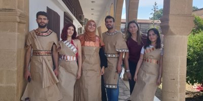 LAÜ, Güzelyurt Arkeoloji ve Doğa Müzesi’nde sanat ve müze eğitimi düzenledi