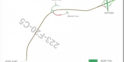 Lefkoşa Kuzey Çevre Yolunun bir kısmı 18.00’den itibaren trafiğe kapatılacak