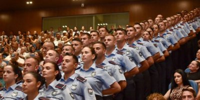65. Dönem Polis Okulu Yemin ve Mezuniyet Töreni yapılıyor