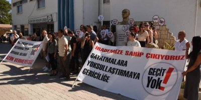 Atatürk Meslek Lisesi’nde uyarı grevi yapıldı