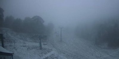 Trodos'a yılın ilk karı dün akşam düştü