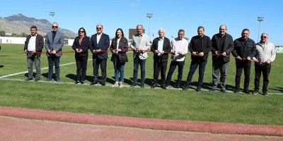 Değirmenlik Akıncılar Belediyesi Sadık Cemil Stadyumu çim sahası açıldı