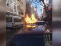 Küçükçekmece'de doğalgaz patlaması