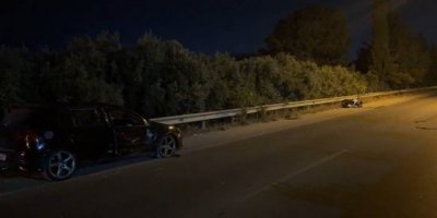 Kazada motosiklet sürücüsü ağır yaralandı