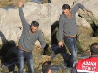 Adana'da bir kişi selfie çekerken boğuluyordu