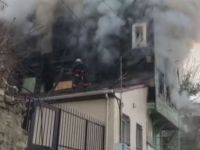 Üsküdar'da ahşap binada yangın