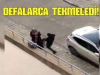 Van'da karısını yol ortasında bebeğinin yanında döven koca gözaltına alındı