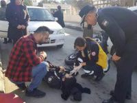 Motoru bir yere kendi bir yere savruldu