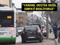 Engelli kadının özel halk otobüsüne alınmayışı böyle görüntülendi