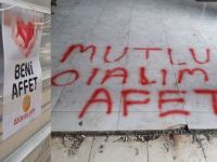 Antalya sokaklarında 'Beni Affet' afiş ve yazısı