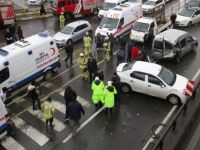Üsküdar'da zincirleme kaza