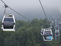 Bursa'da teleferik seferlerine rüzgar engeli
